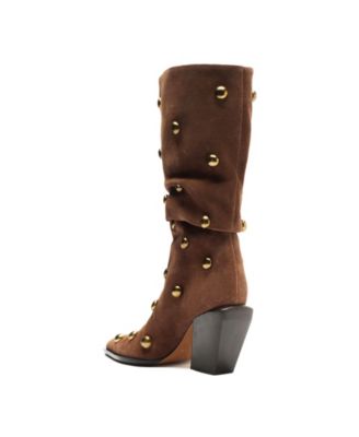 Women's Tulsa Studs Knee High Boots