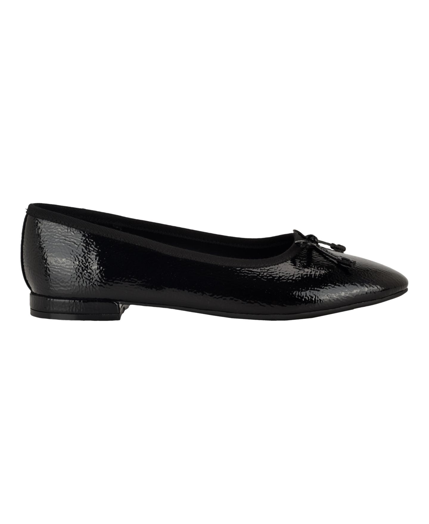 Женские туфли Calvin Klein Cyrie Low Block Heel Ballet Flats, цвет: Чёрный — фото 2