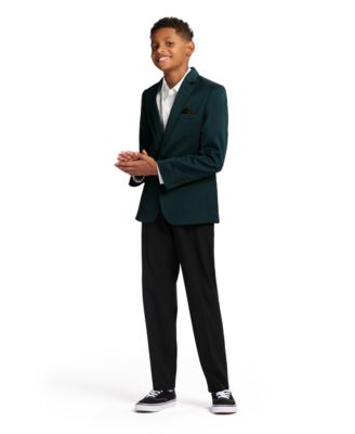Boys' 8-20 Stretch Mini Texture Sport Coat