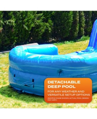Dolphin 15 ft Inflatable Water Slide (with Blower)