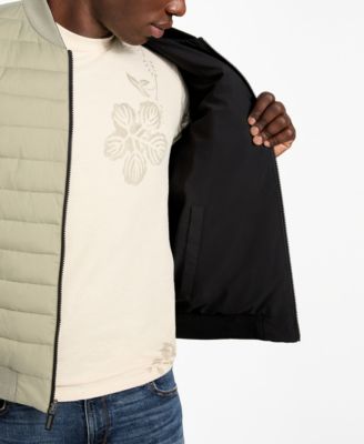 Men's Quilted Reversible Bomber Jacket