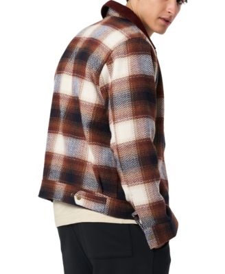 Men's Julio Plaid Long-Sleeve Jacket