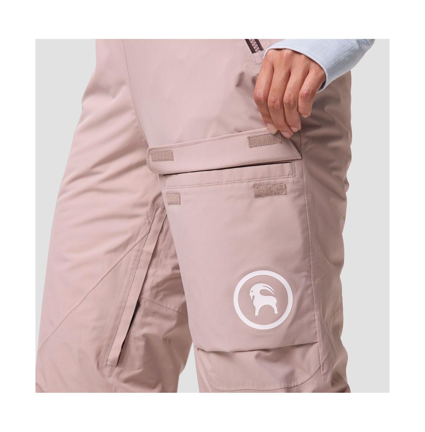 Женские брюки Backcountry CrestCruiser Insulated Bib Insulated Ski and Snowboard, цвет: Коричневый — фото 5