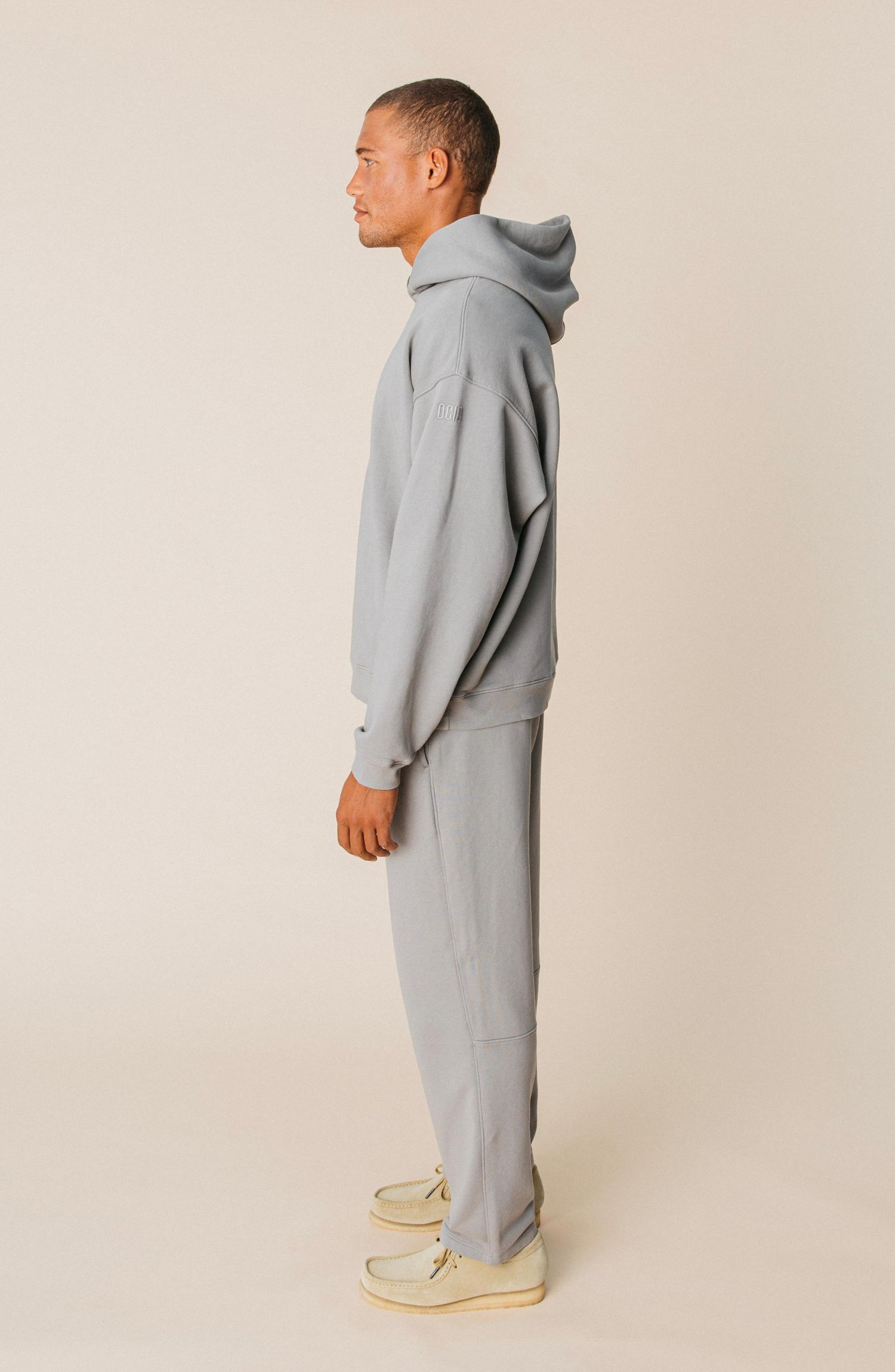 Men's Men s Organic Cotton Teddy Oversized Hoodie