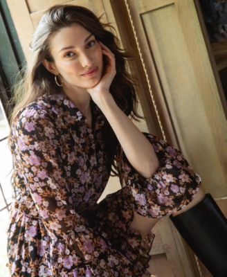 Women's Tiered Shirt Dress