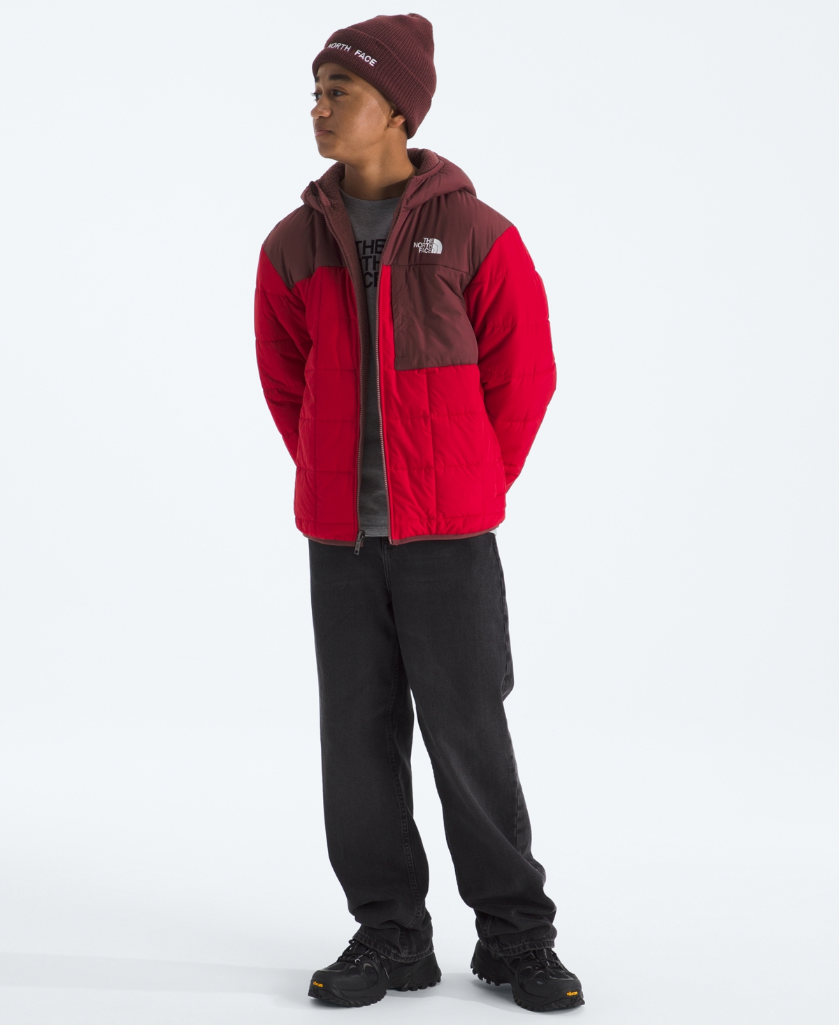The North Face Boys 6-20 Reversible Shasta Full Zip Hooded Jacket