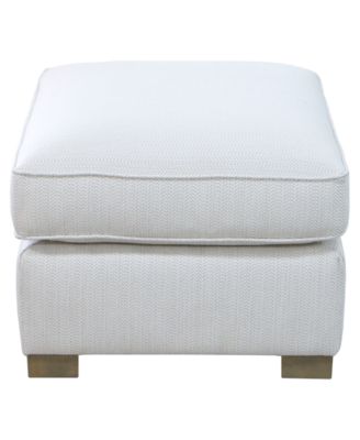 Stacia 33" Fabric Upholstered Bench Ottoman