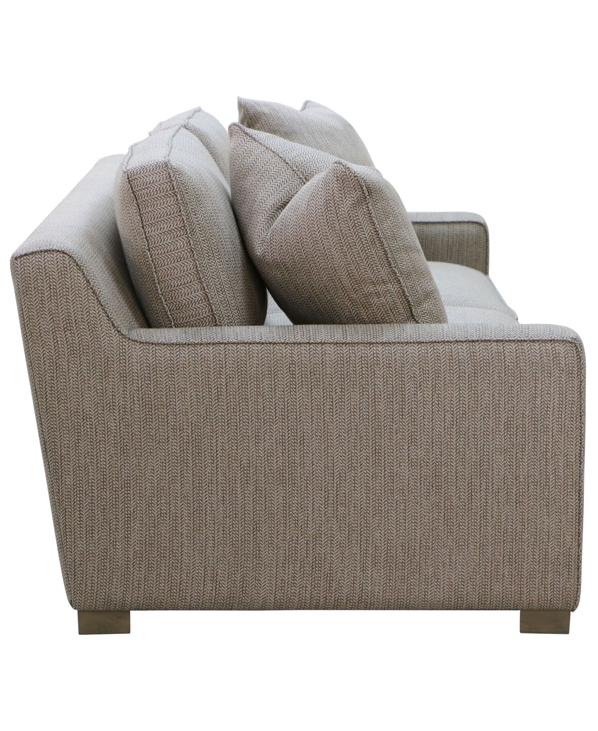 Macy's Stacia 73" Fabric Deep-seated Apartment Sofa In Gray