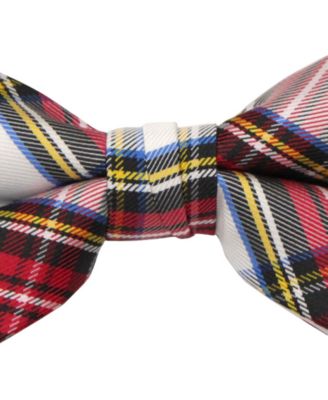 Men's Tartan Plaid Slim Bow Tie