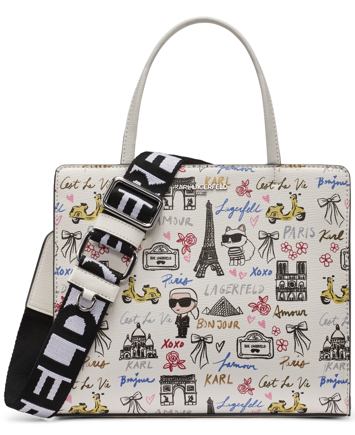 Karl Lagerfeld Maybelle Small Satchel Bag In Multi