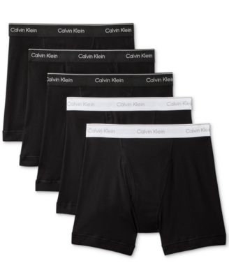 Men's 5-Pack Cotton Classic Boxer Briefs Underwear