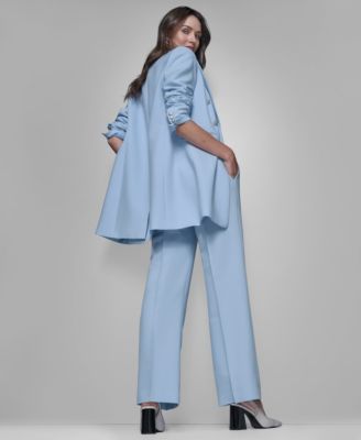 Women's Long One-Button Blazer Jacket