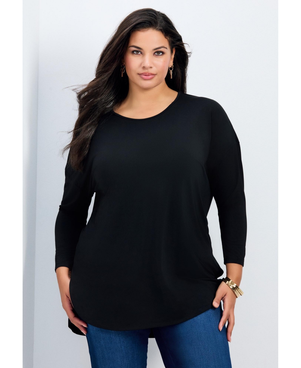 Avenue Women's Faye Removeable Scarf Tunic