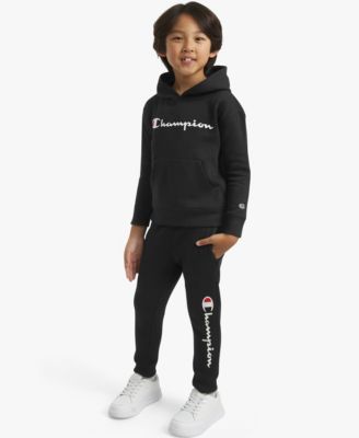 Champion - Boys 4-7 2-Piece Long-Sleeve Hoodie and Pants Set
