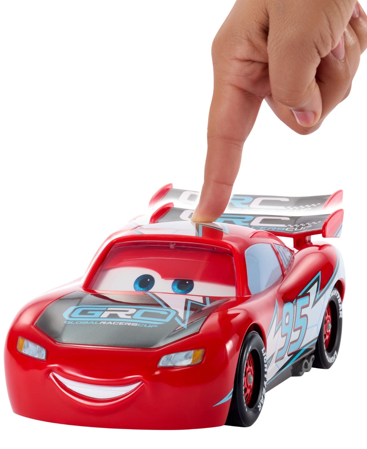 Cars Disney and Pixar Cars Global Racers Cup Drift and Race Lightning McQueen Toy Vehicle