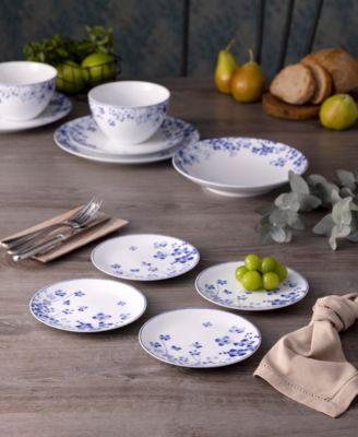 Bloomington Road Bread and Butter Appetizer Plates, Set of 4