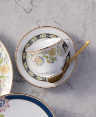 Tusker Garden Set of 4 Saucers, 6"