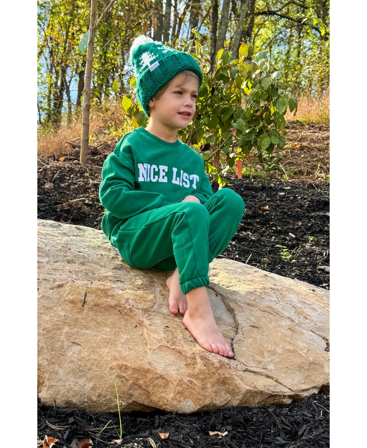 Bits & Bows Baby Unisex Nice List Sweatshirt