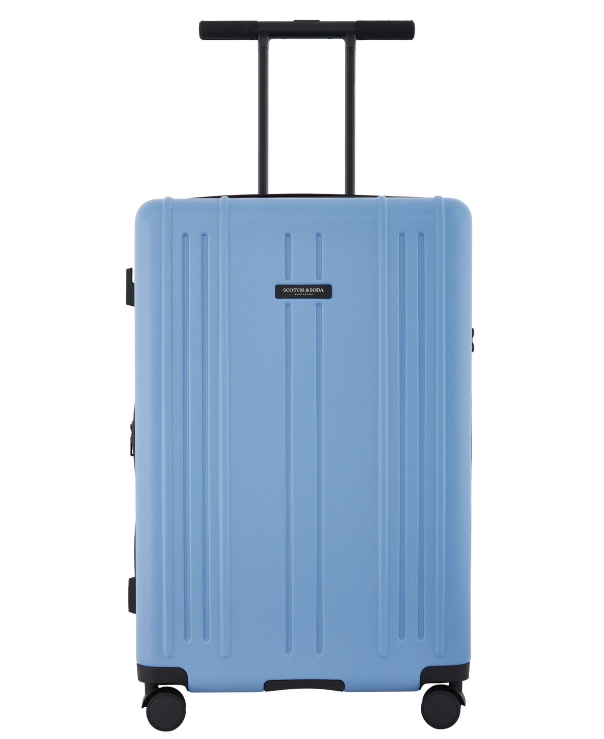 Scotch & Soda Eindhoven 3-pc. Wing-on Rolling Hardside Luggage Set In Blue