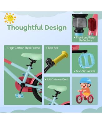 16 inches Kids Bike with Adjustable Handlebar and Saddle