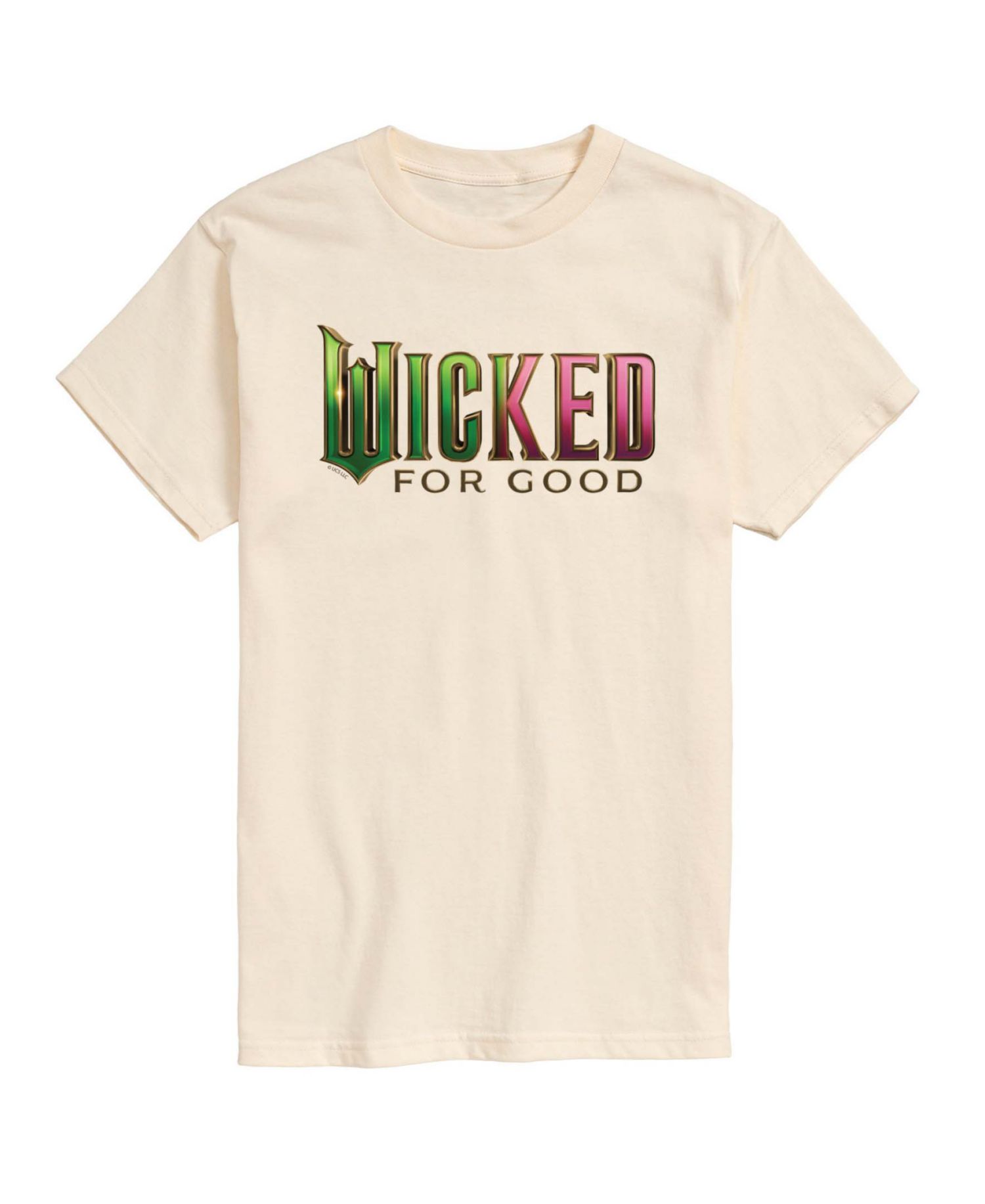 Men's Wicked Part 2 For Good Logo Short-Sleeve Graphic Printed T-Shirt