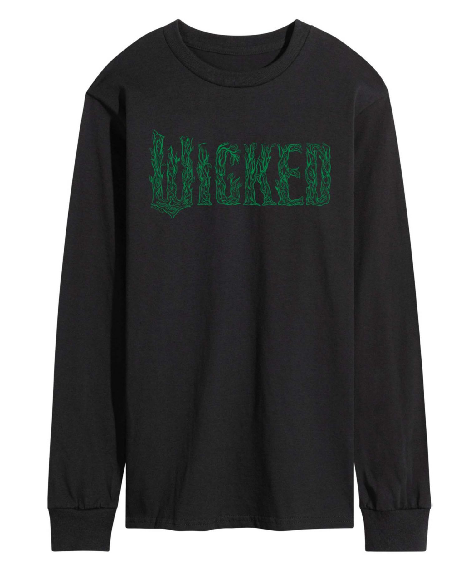 Men's Wicked Part 2 Twisted Tree Branch Logo Graphic Printed Long-Sleeve T-Shirt