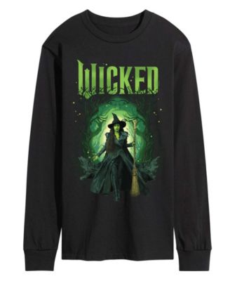Men's Wicked Part 2 Elphaba Forest Graphic Print Long-Sleeve T-Shirt