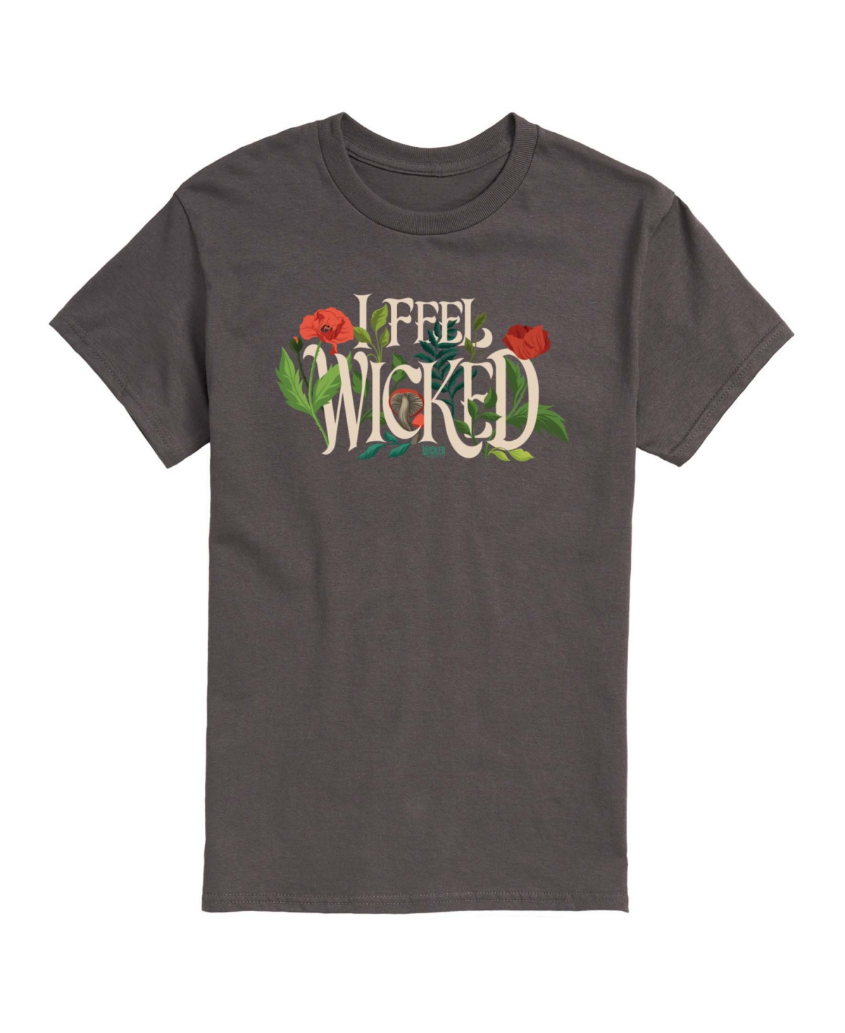 Airwaves Men's Wicked Part 2 I Feel Wicked Graphic Print Short-Sleeve T-Shirt - Gray