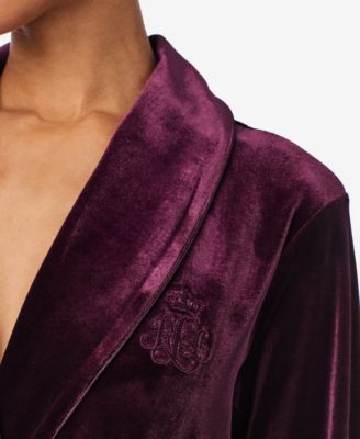 Women's Long Sleeves Shawl Collar Robe