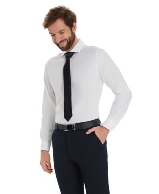 Men's Diamond Dobby Slim-Fit Dress Shirt, Macy's Exclusive