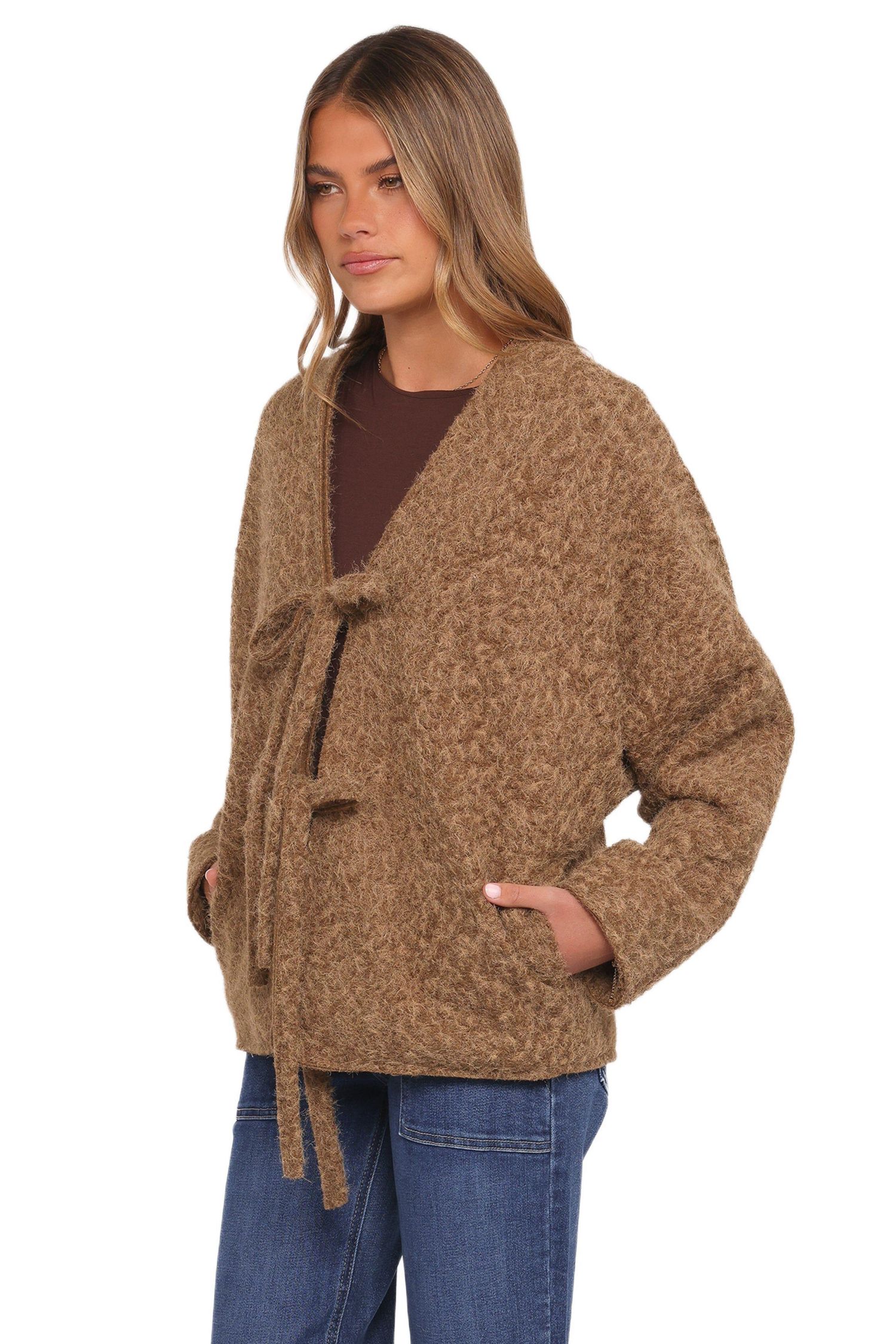 Women's Kimmy Bow Oversized Cardigan