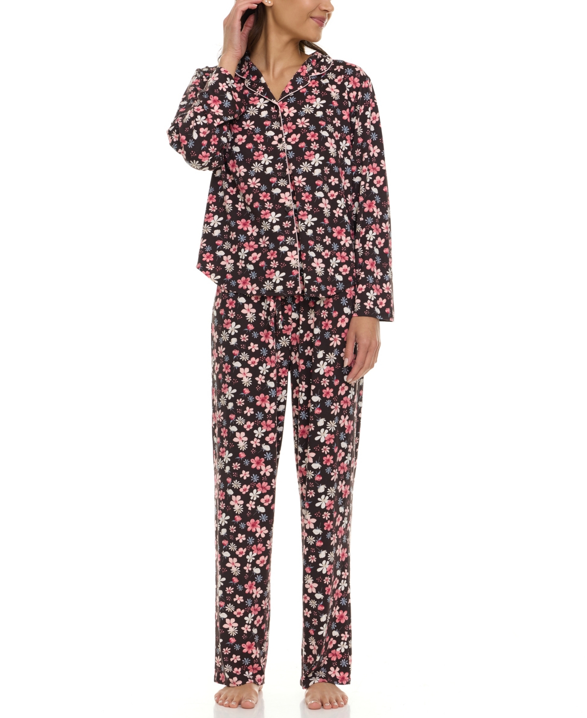 Flora by Nikrooz Women's Lindsey Floral Pajama Set