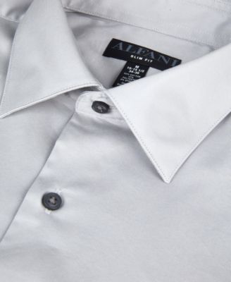 Men's Solid Slim-Fit Dress Shirt, Macy's Exclusive