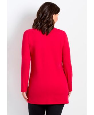 Women's Embellished V-Neck Tunic