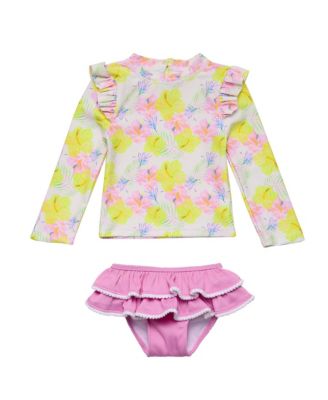 Baby Girls Aloha Vacay Recycled Ruffle Set