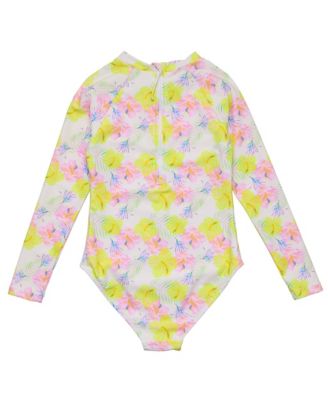 Big Girls Aloha Vacay Recycled LS Surf Suit