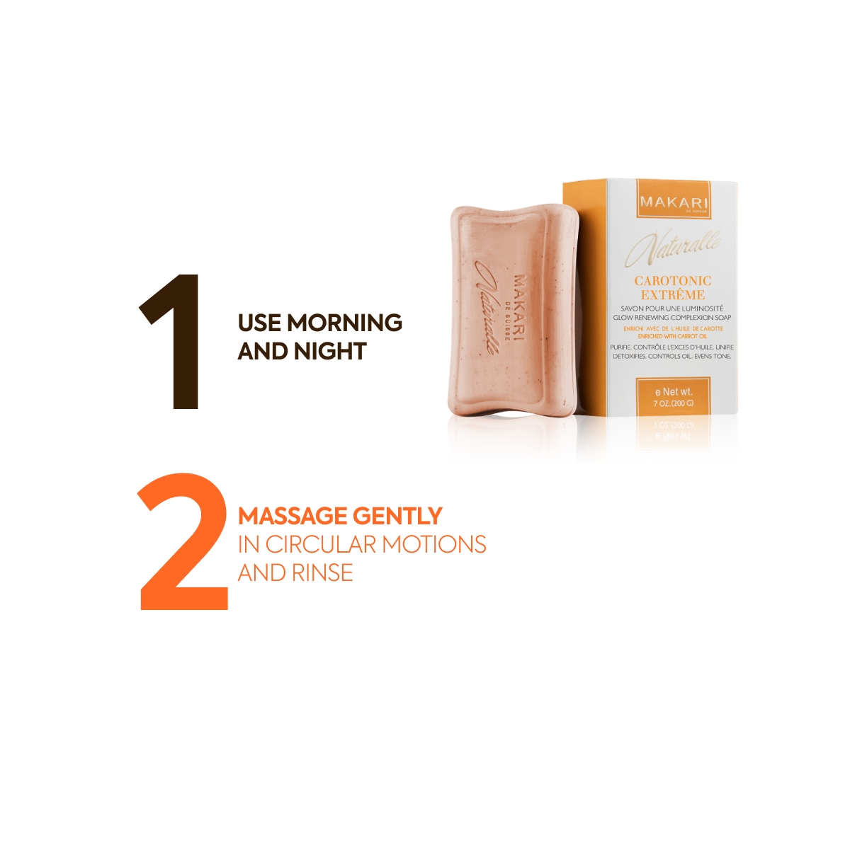 Naturalle Carotonic Extreme Glow Renewing Complexion Soap - 7oz