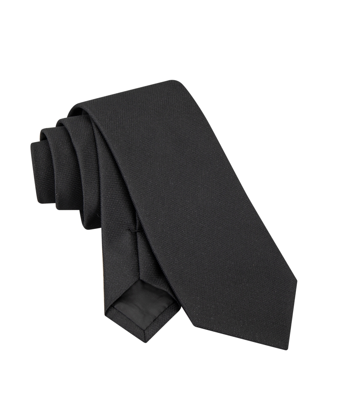 Calvin Klein Men's Emerson Lurex Solid Tie In Black