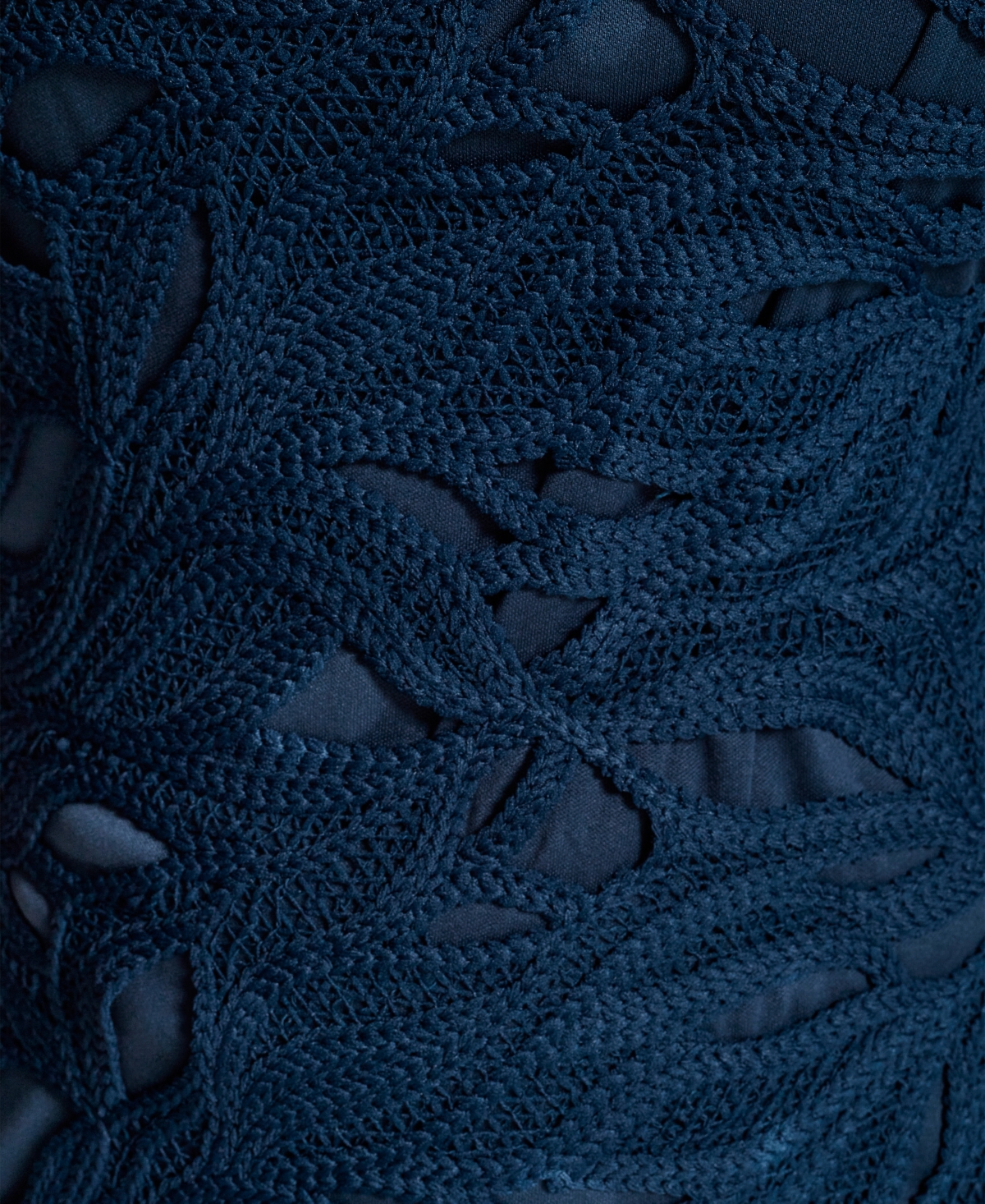 Bcbg Women's Lace One-Shoulder Textured Puff Sleeve Mini Dress