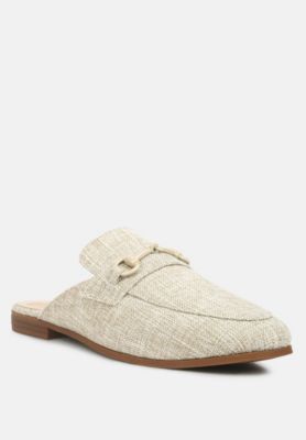 Womens Akua Horsebit Embellished Loafers