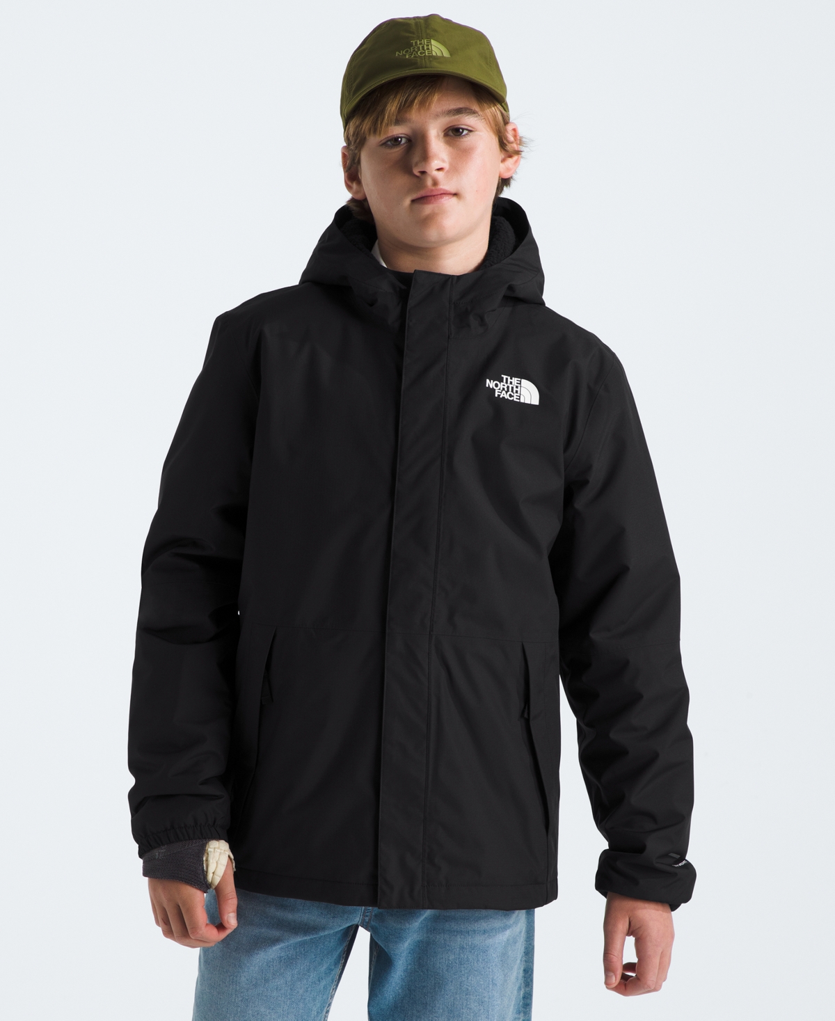 The North Face Boys 6-16 Warm Antora Rain Zipper Jacket