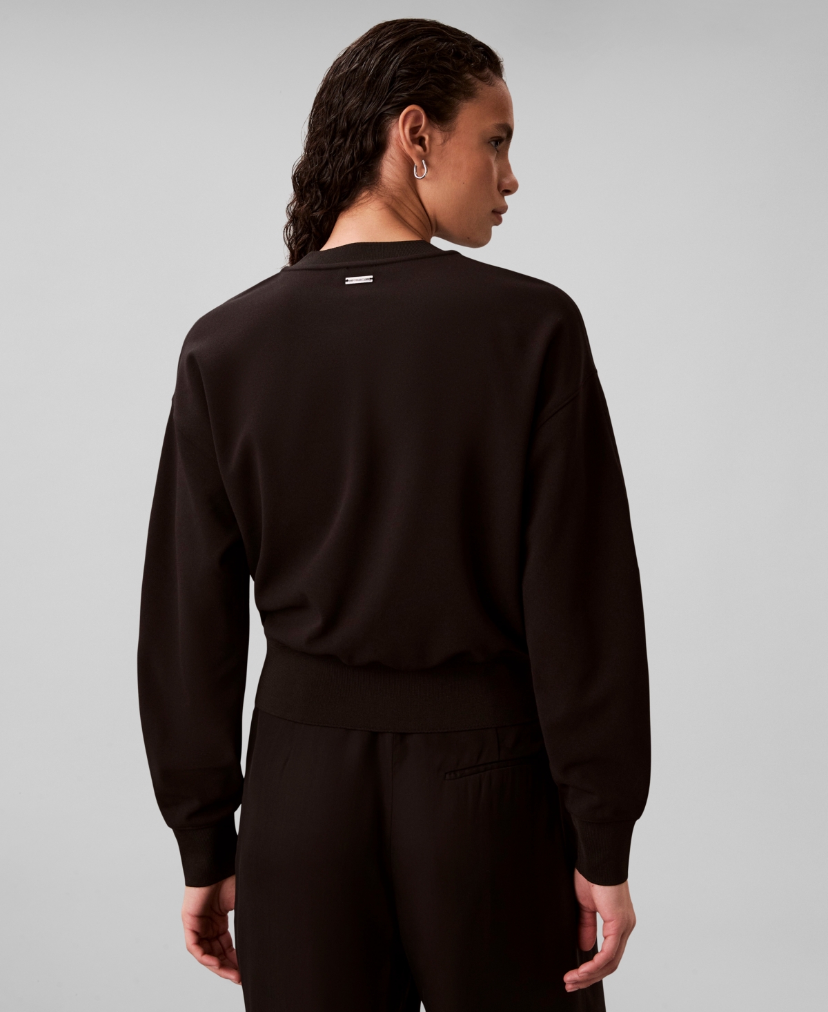 Calvin Klein Women's Crewneck Zip Front Cardigan Jacket