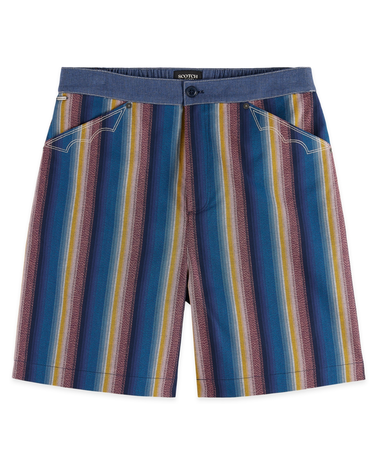Scotch & Soda Men's Striped Shorts