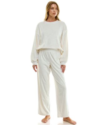 Women's Long Sleeve Crew Neck and Pant Set