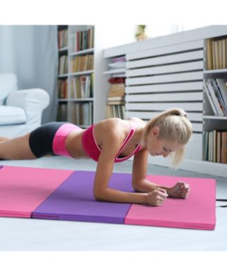 4FT x 8FT Gymnastics mat GYM mat for Tumbling, Yoga, Pilates, Home Workouts, and Martial Arts