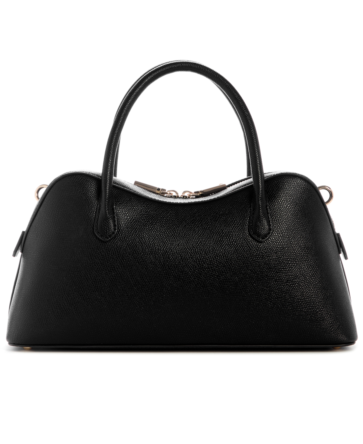 Guess Davina Medium Satchel Bag In Black