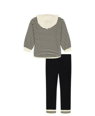 Girls' Toddler 2T-4T Long-Sleeve Hoodie and Pants, 2-Piece Set