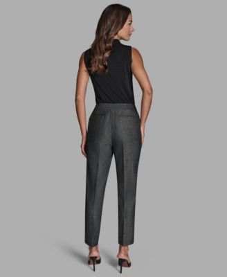 Women's High-Rise Straight Novelty Pants
