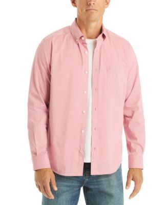 Nautica - Men's Plaid Long-Sleeve Shirt