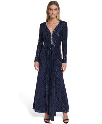 Eliza J - Women's Social Long-Sleeve Dress